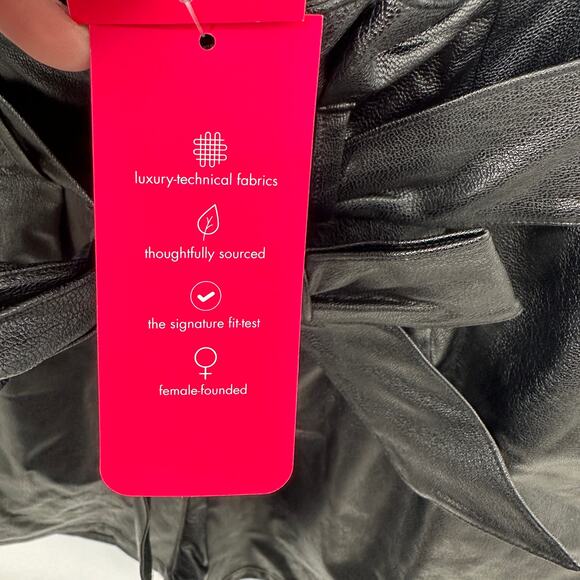 COMMANDO NWT Faux Leather Paperbag Shorts in Black // M - Picture 6 of 10